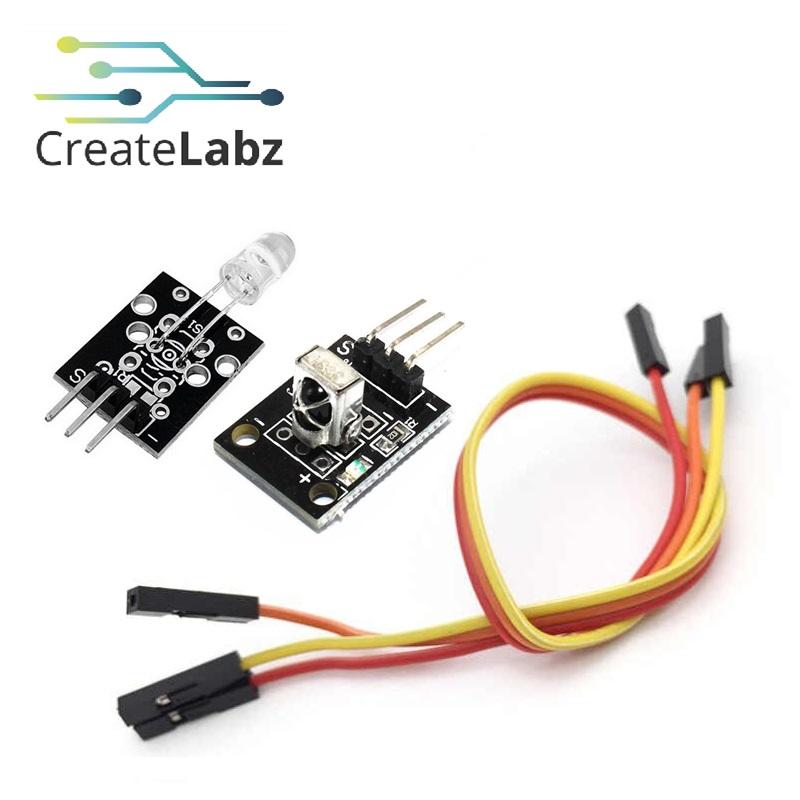 Infrared IR Sensor Transmitter-Receiver Kit with jumper wires | Shopee ...