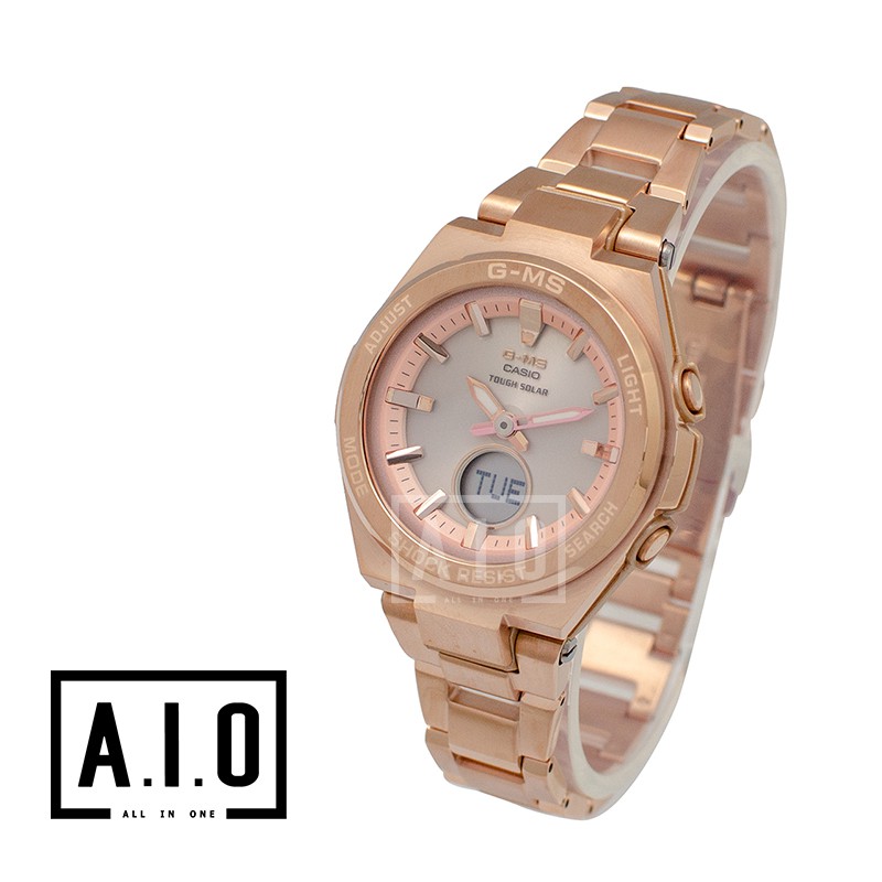 Casio Baby G G MS Lineup Stainless Steel Band Watch MSGS200DG 4A MSG S200DG 4A Shopee Malaysia