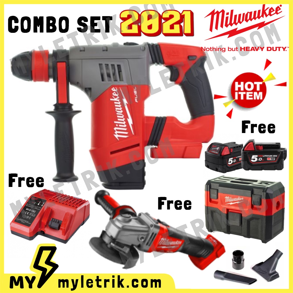 Milwaukee discount grinder combo