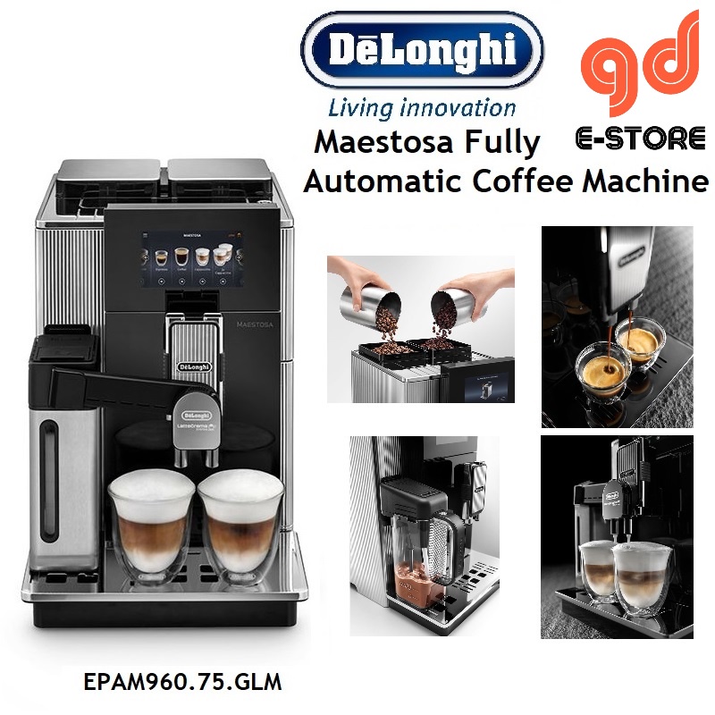 Delonghi Maestosa Fully Automatic Coffee Machine EPAM960.75.GLM