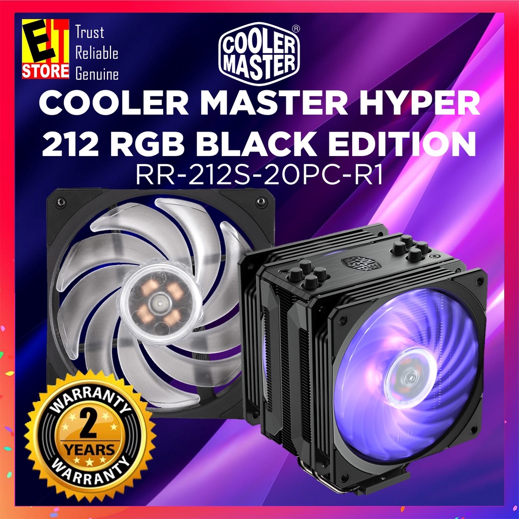 COOLER MASTER HYPER 212 RGB BLACK EDITION (RR-212S-20PC-R1) | Shopee ...