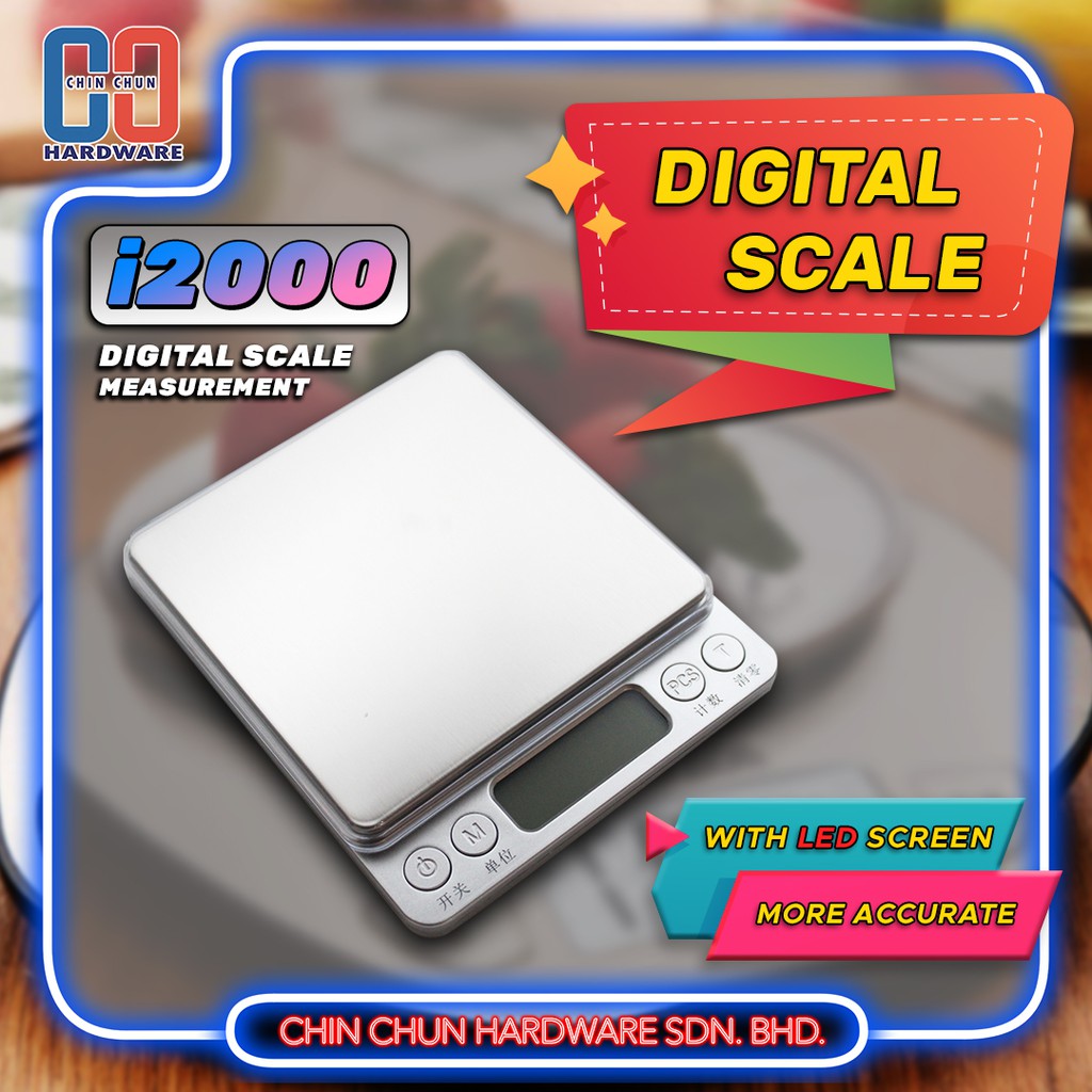 DIGITAL ELECTRONIC SCALE 1000g, LED SCREEN | DIGITAL WEIGHT MEASUREMENT ...