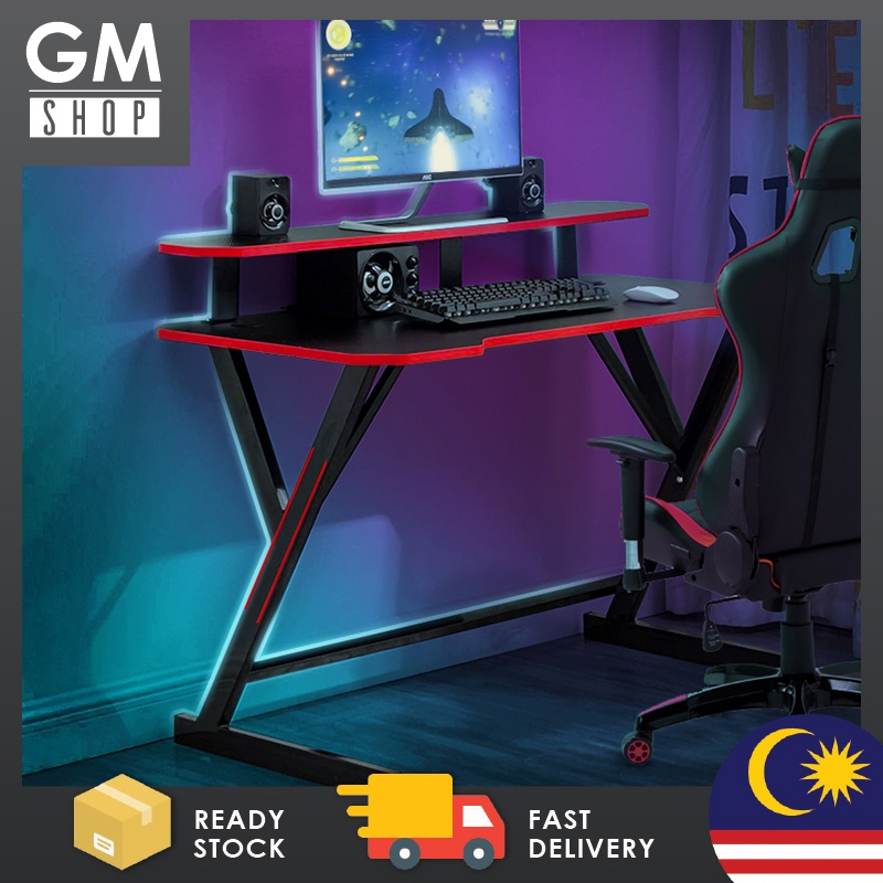 GMSHOP Simple Modern Double Layers Gaming Office Internet Cafe Computer ...