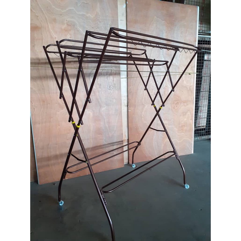 3V Clothes Hanger 12 Bar Rack Baju