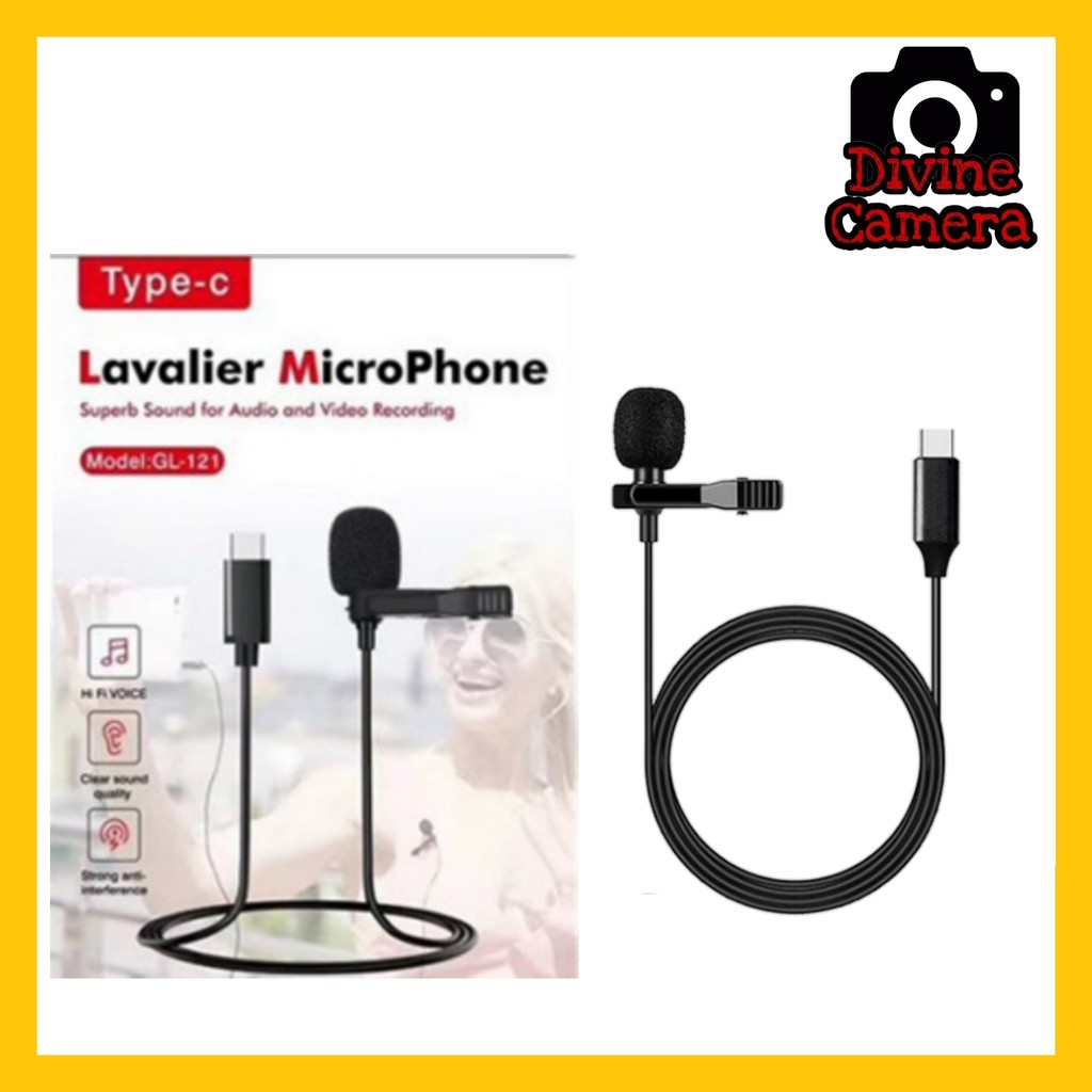 BYM1 OmniDirectional Lavalier Microphone / GL119 3.5 AUX / GL120