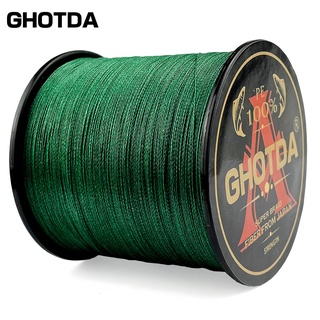 4 Strands Braided Fishing Line 300M 15-80LB Multifilament Smooth