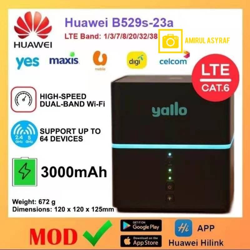 Modem Huawei B310-852/B529 [New set and Mod] | Shopee Malaysia