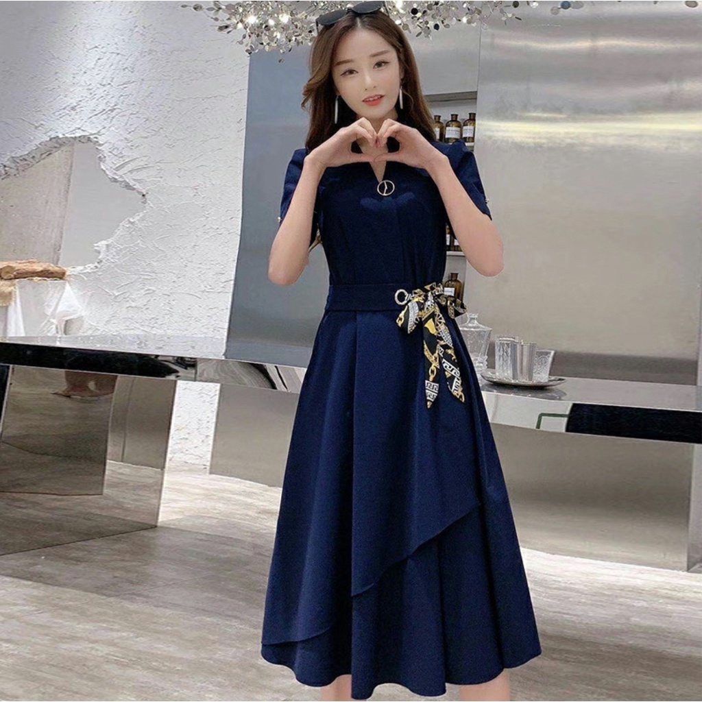 FWG - MOMITA DRESS / DRESS / DRESS KOREANWanita WEDDING DRESS / DRESS Wanita  LONG DRESS | Shopee Malaysia