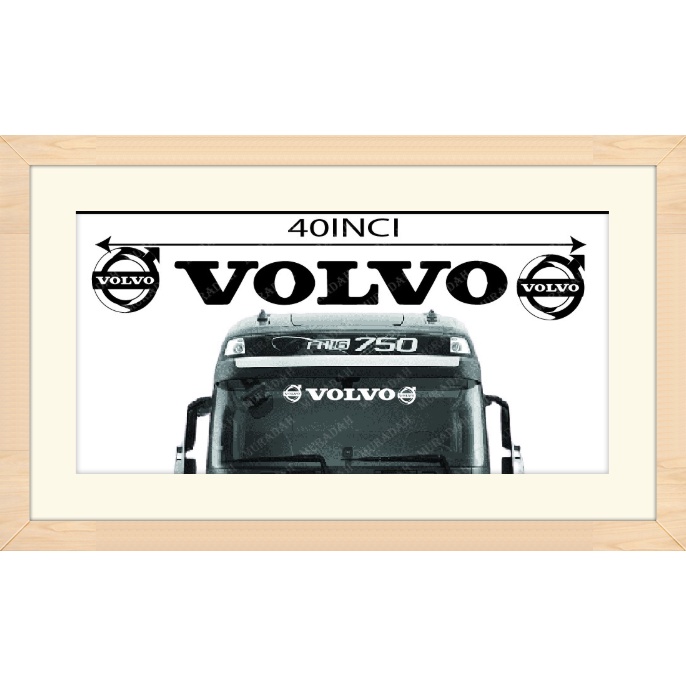 Volvo Lorry Truck Windscreen Sticker Decal Cab Window Glass Volvo lorry ...