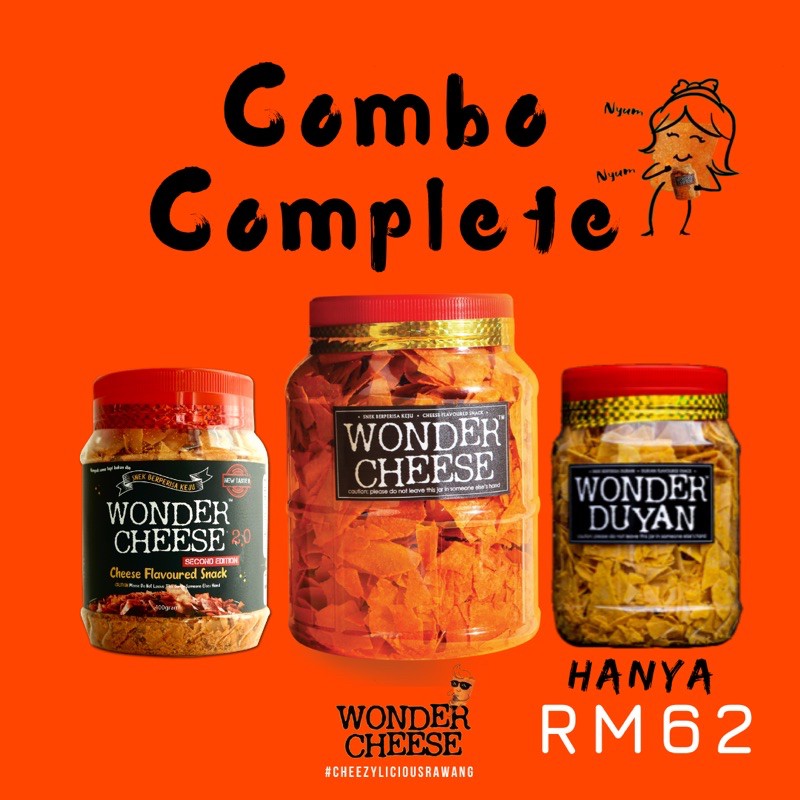 🔥🔥🔥 Combo Wondercheese Complete 🔥🔥🔥 | Shopee Malaysia