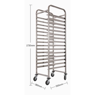 Samll Heavy Duty Stainless Steel Gastronorm Trolley / GN Trolley / GN ...