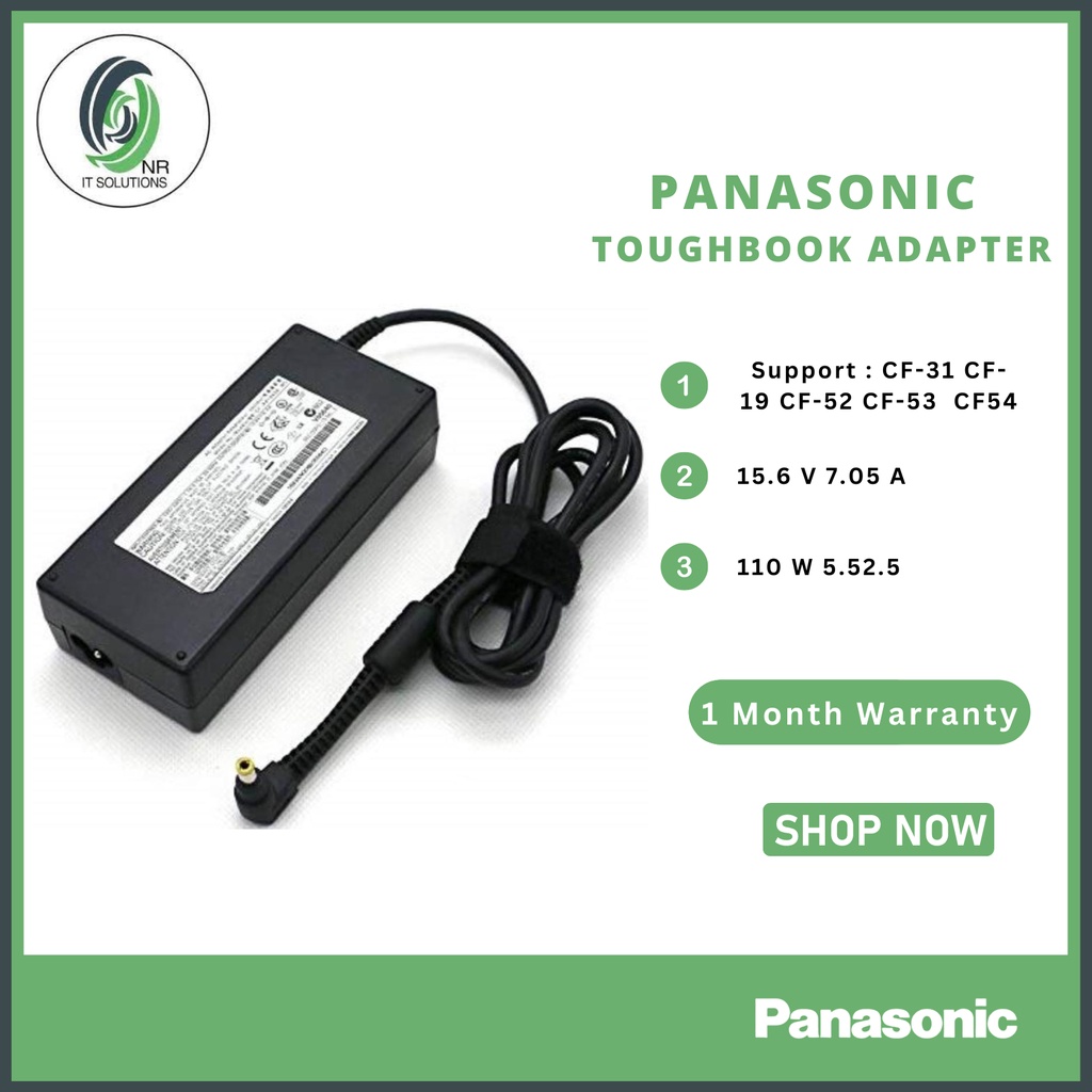 PANASONIC TOUGHBOOK CF-31 CF-53 CF-52 CF-19 -CF-54 ADAPTER 15.6 V 7.05 ...