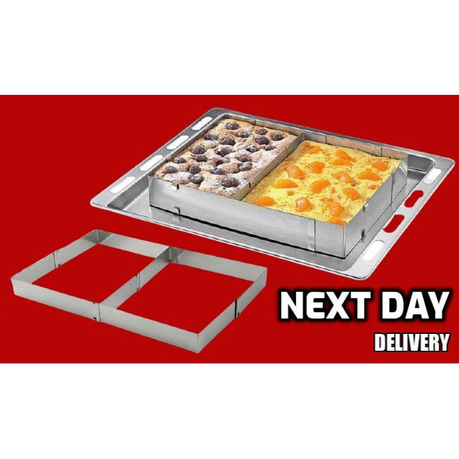 Adjustable Rectangular Shape Cake Ring 10~20 in 1604A | Shopee Malaysia