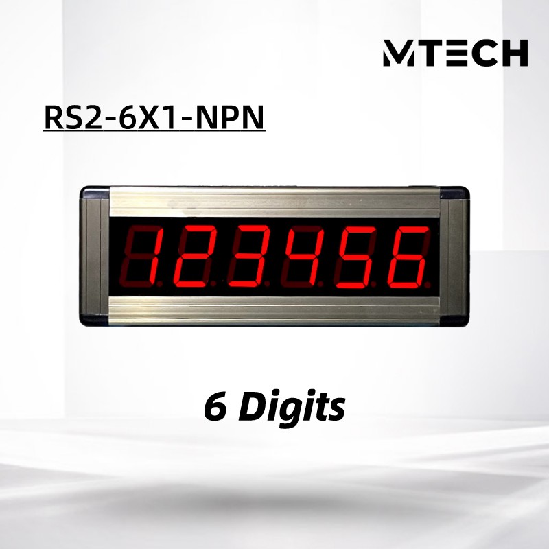 2.3 Inch Hyper Bright 7-Segment Red Led Kanban Andon Production Counter ...