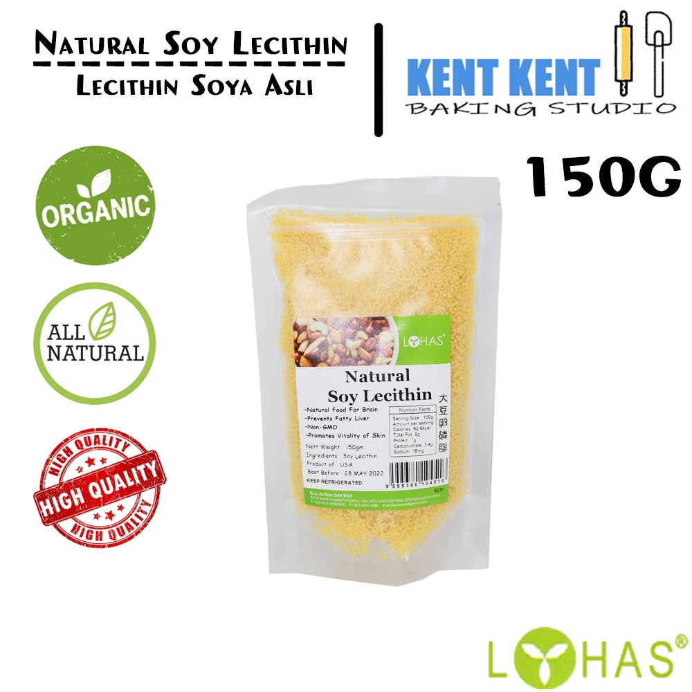 LOHAS Natural Soy Lecithin / Lecithin Soya Asli 150g Shopee Malaysia