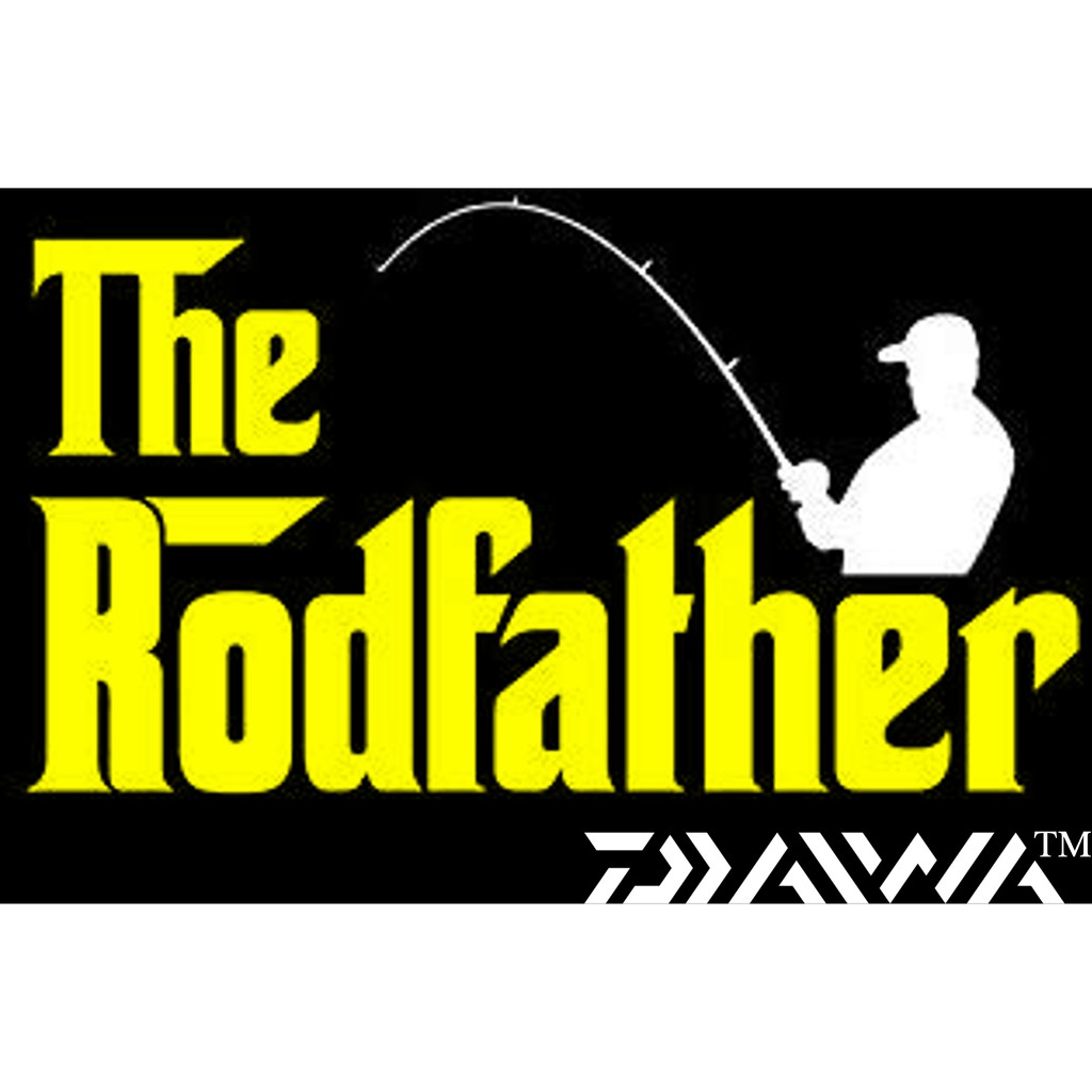 DAIWA Rodfather Fishing Brand Logo Lures Bait Recreational Hobby Casting  Angling Trolling Fish Rod Reel T-Shirt