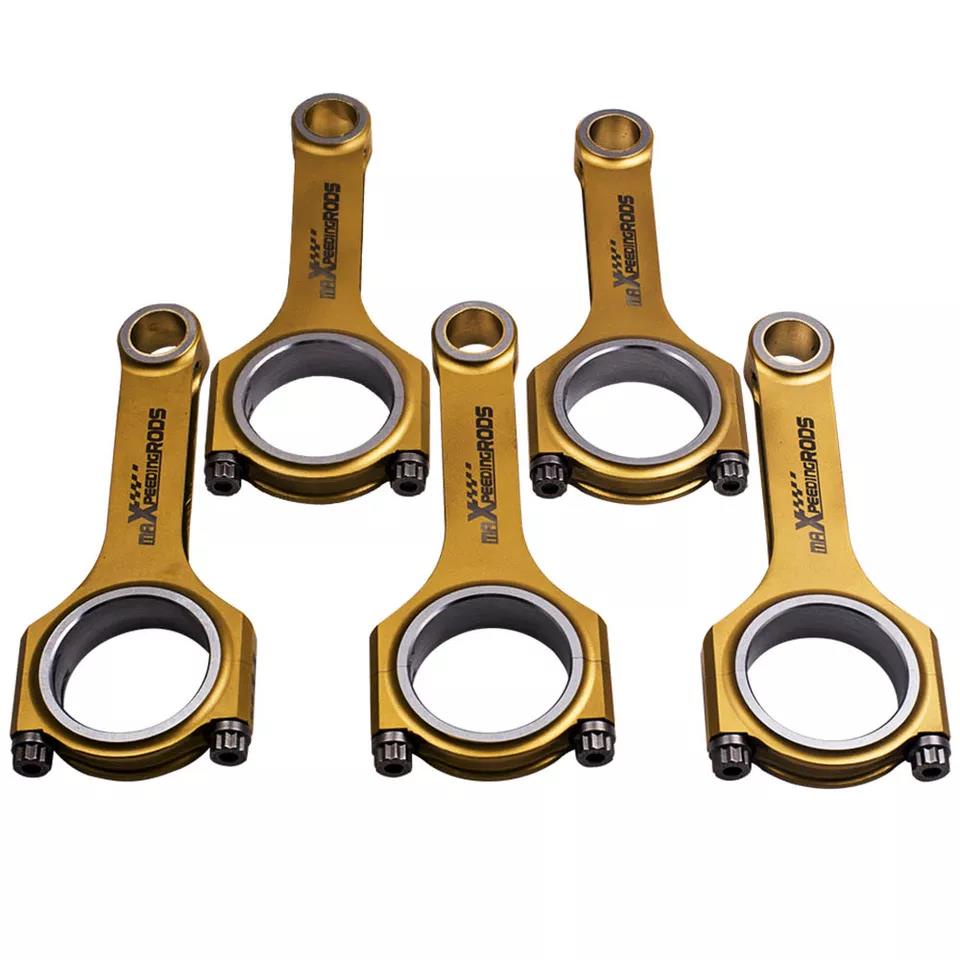 Titanizing H-Beam 139.5mm Connecting Rods For Volvo 850 C70 T5 2.3L ...