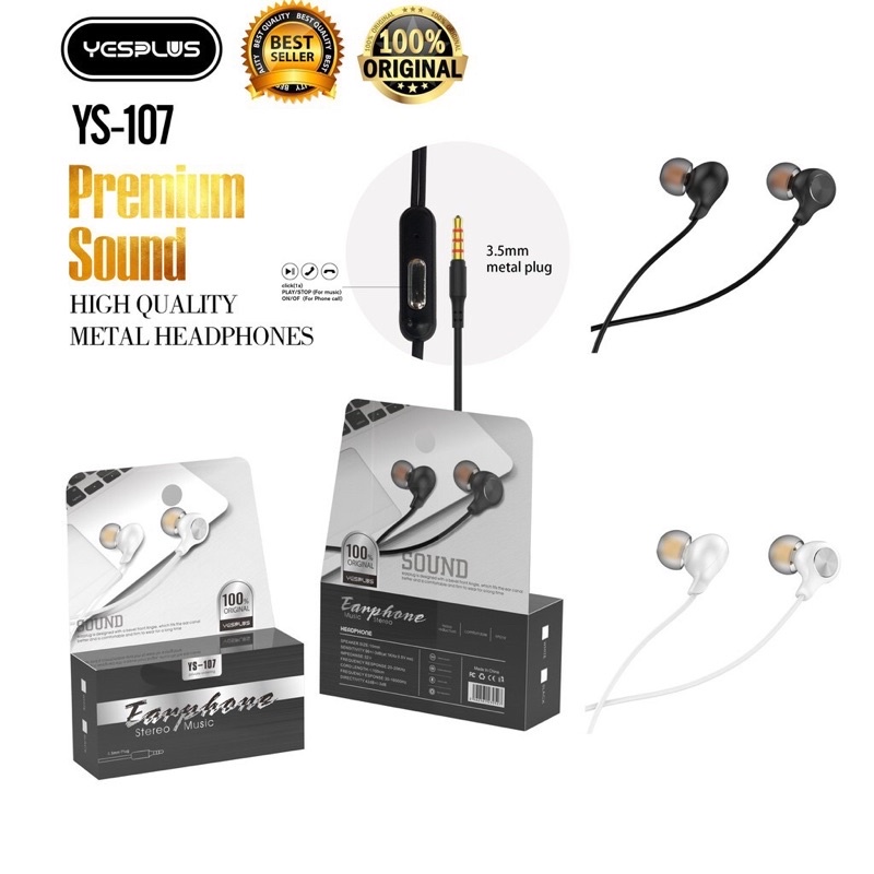 ‘YESPLUS’ (ORIGINAL) YS-107 (Black) | Shopee Malaysia