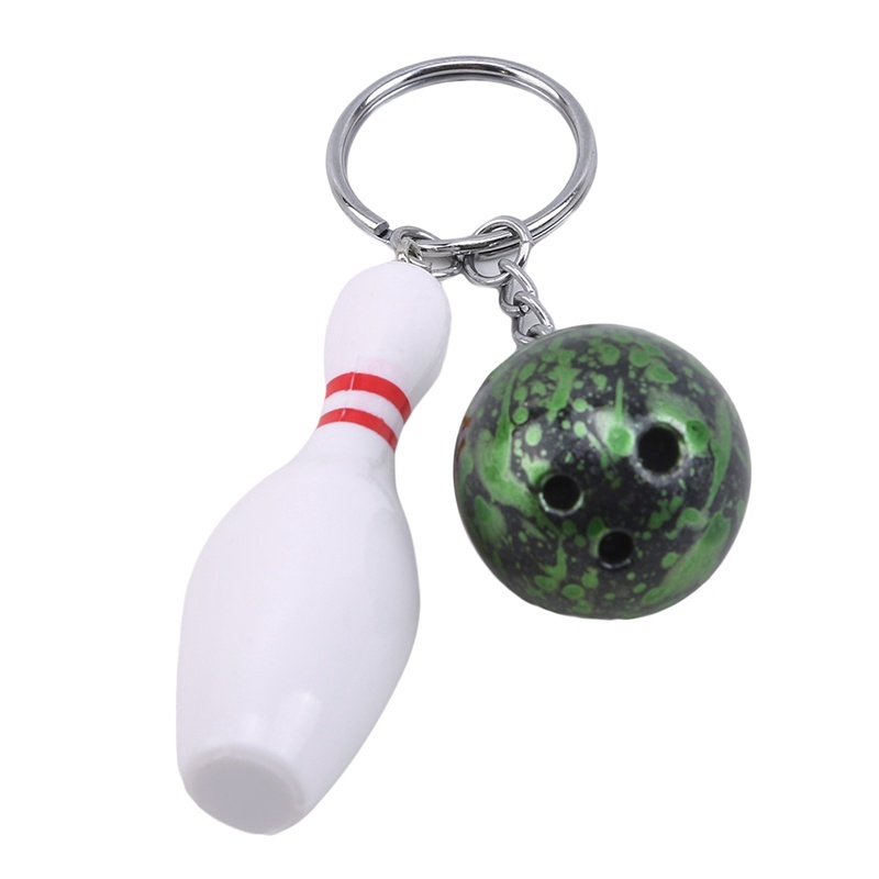 Bowling Bag Plastic Pendant Mini Bowling Ball Keychain Advertisement ...