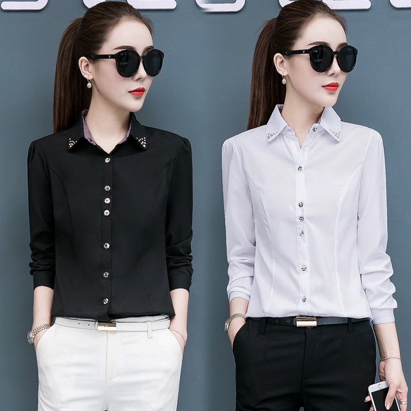 BS955 Formal Women Half Sleeve Shirt 2020 New Slim Elegant