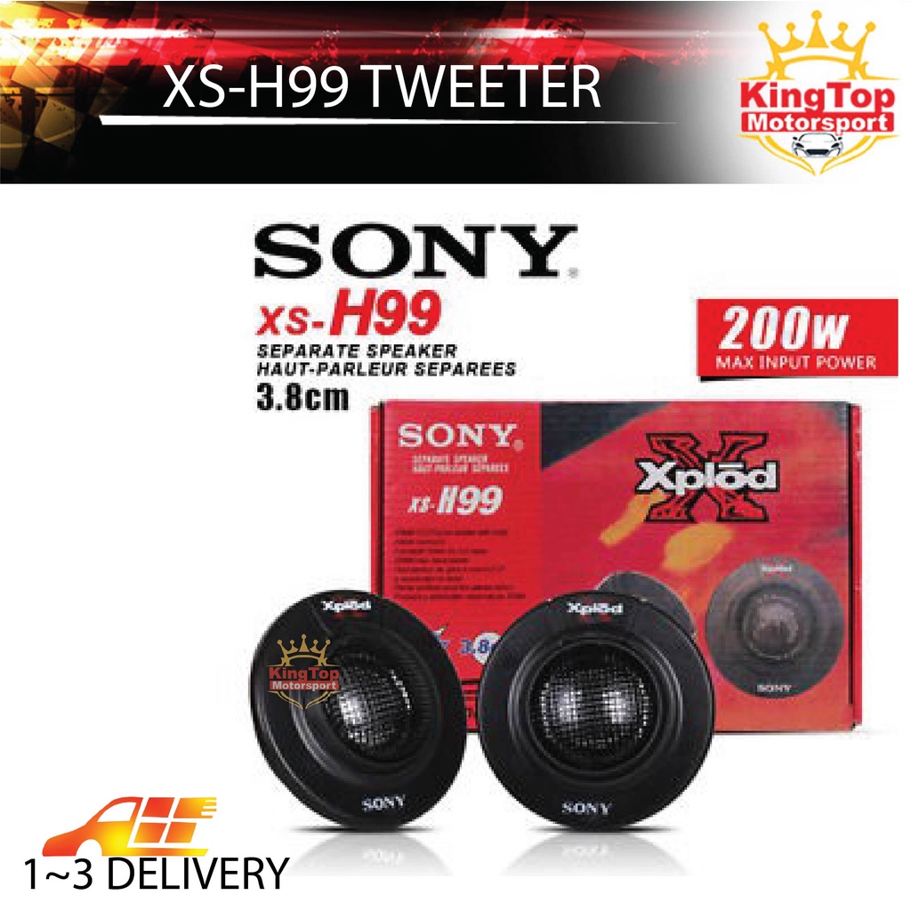 Sony best sale xplod tweeters