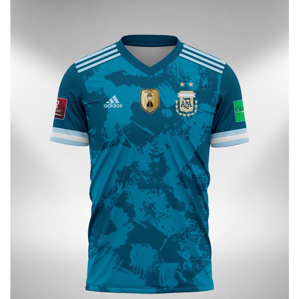 Argentina Away Jersey 2021 2022 World Cup Qualified Shopee Malaysia