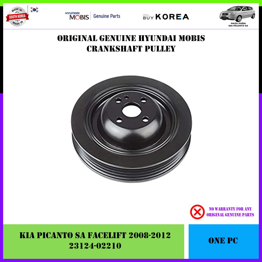 (SA-3) Kia Picanto SA 2008-2012 Genuine Hyundai Mobis Crank Pulley ...