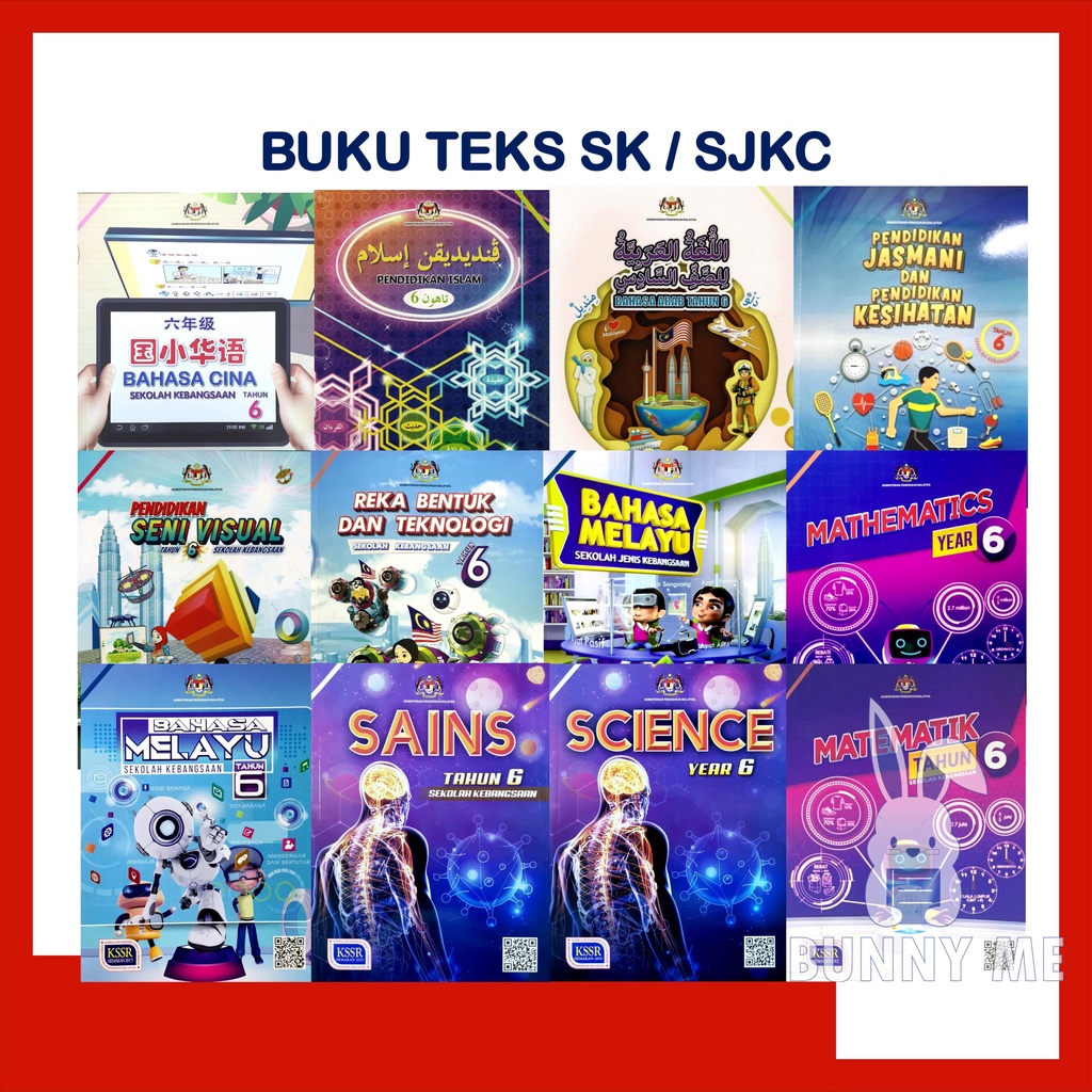 BUKU TEKS SK / SJK TAHUN 6 SEKOLAH KEBANGSAAN 2022 | Shopee Malaysia