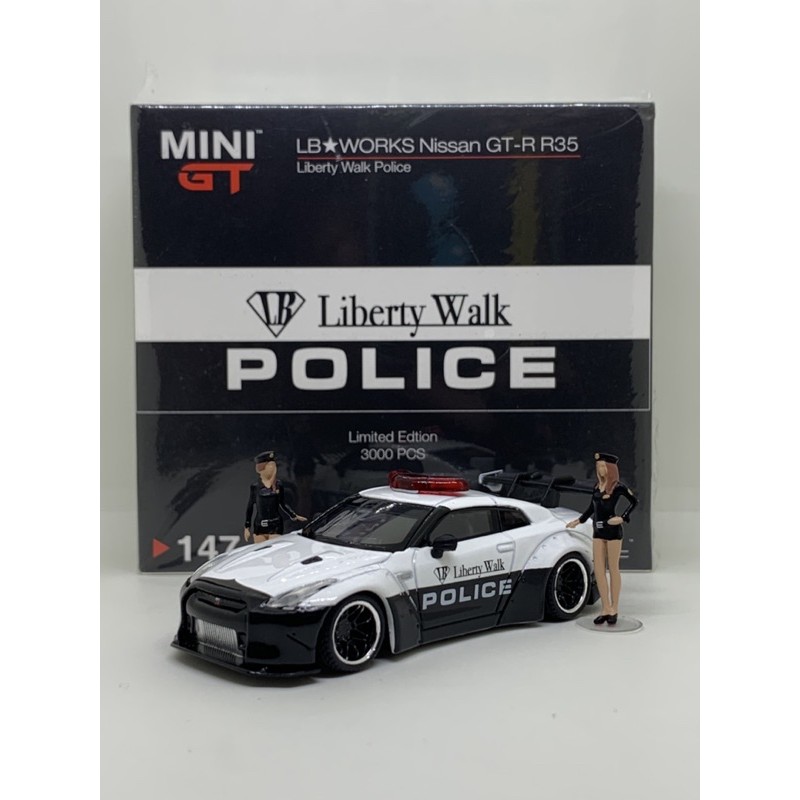 Mini Gt LB*WORKS Nissan GT-R R35 POLICE | Shopee Malaysia