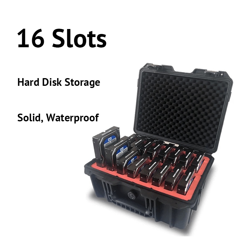 Hard Disk Carrying Case Multiple Hard Drive Storage Case Box Outdoor ...