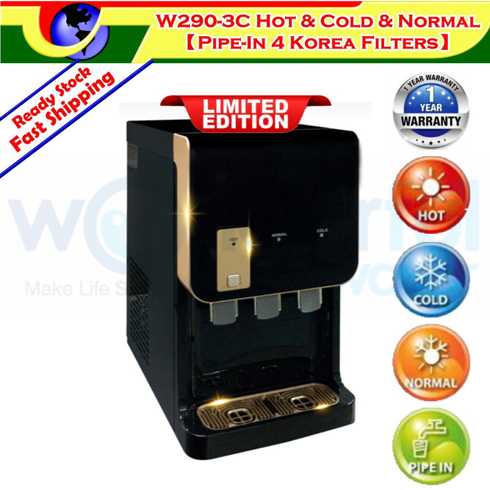 HWCW2903C Hot and Cold and Normal With 4 Korea Filter Water Dispenser