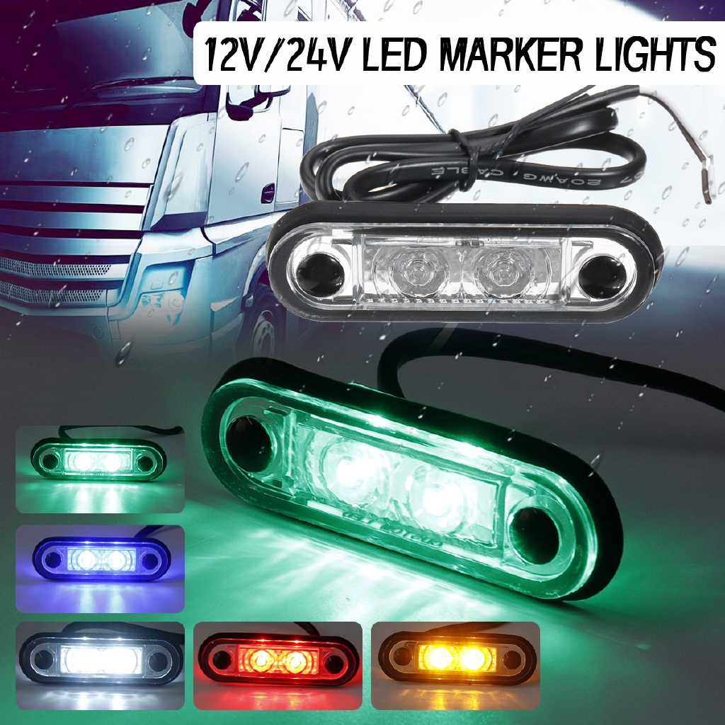 【High Quality】12V 24V FLUSH FIT LED SIDE MARKER LIGHT For KELSA BAR