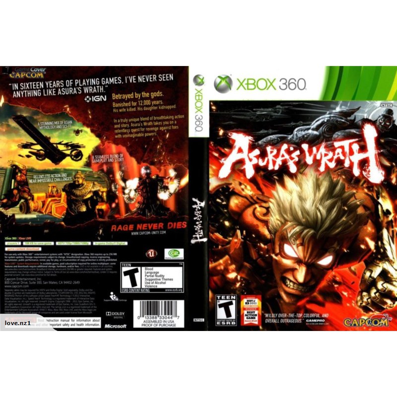 Jogo Asura's Wrath Xbox 360 Sega com o Melhor Preço é no Zoom