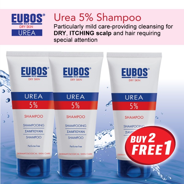 EUBOS Urea Hair Shampoo 200ml (BUY 2 FREE 1) Shopee Malaysia