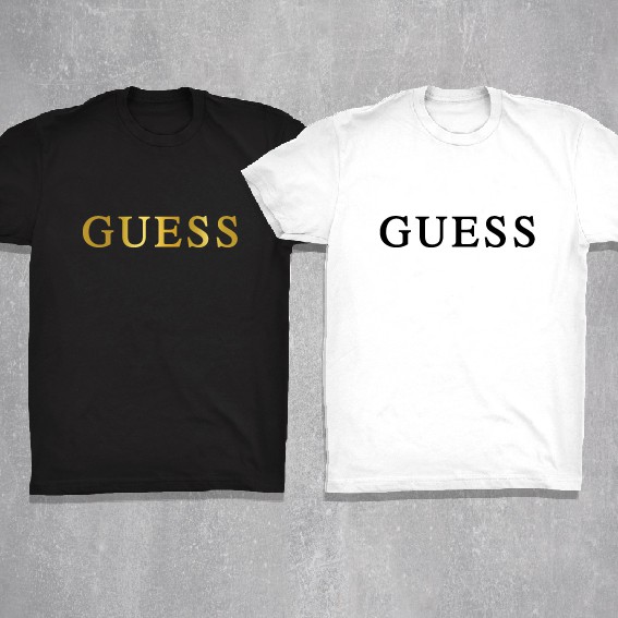 Gold guess outlet shirt