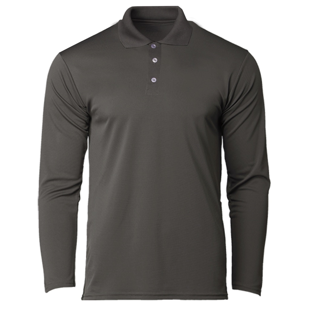 GILDAN x Crossrunner Microfiber Long Sleeve Polo Shirt Microfiber ...