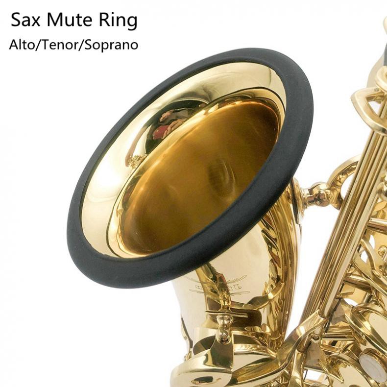 New Silica Gel Sax Mute Ring Dampener Silencer for Alto / Tenor