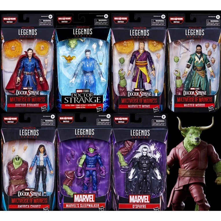 Marvel Legends Doctor Strange Multiverse of Madness: Set of 7 Rintrah ...