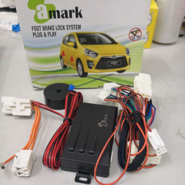 Axia 2014-2015 foot brake lock with buzzer and double signals 2in1 ...