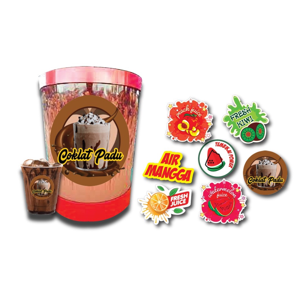 CUSTOMISED STICKER BALANG AIRVINYL MATERIAL A3 SIZEOWN DESIGN