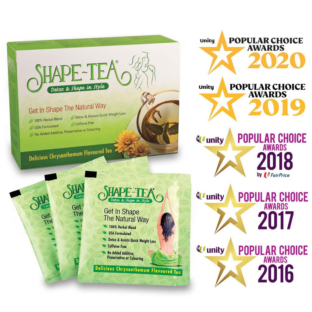 SHAPE TEA Slimming Tea Detox and Shape in Style 25 Sachets