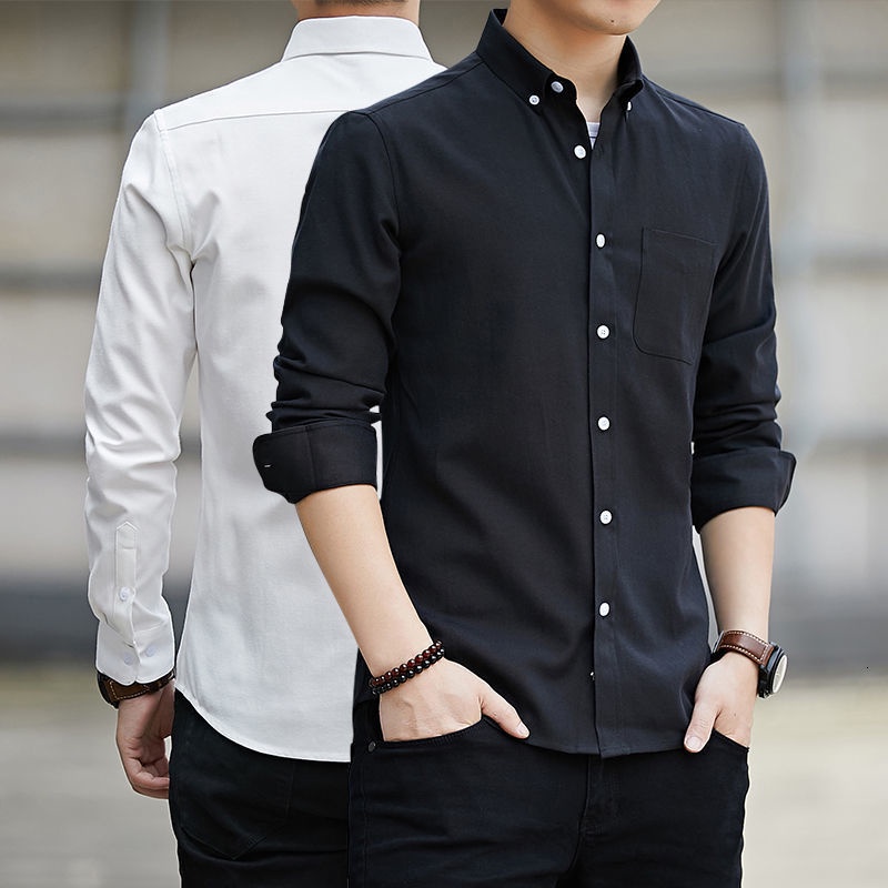 ⚡W-KING⚡ Summer Men's Clothes Korean Style Jacket Long Sleeve Shirt ...
