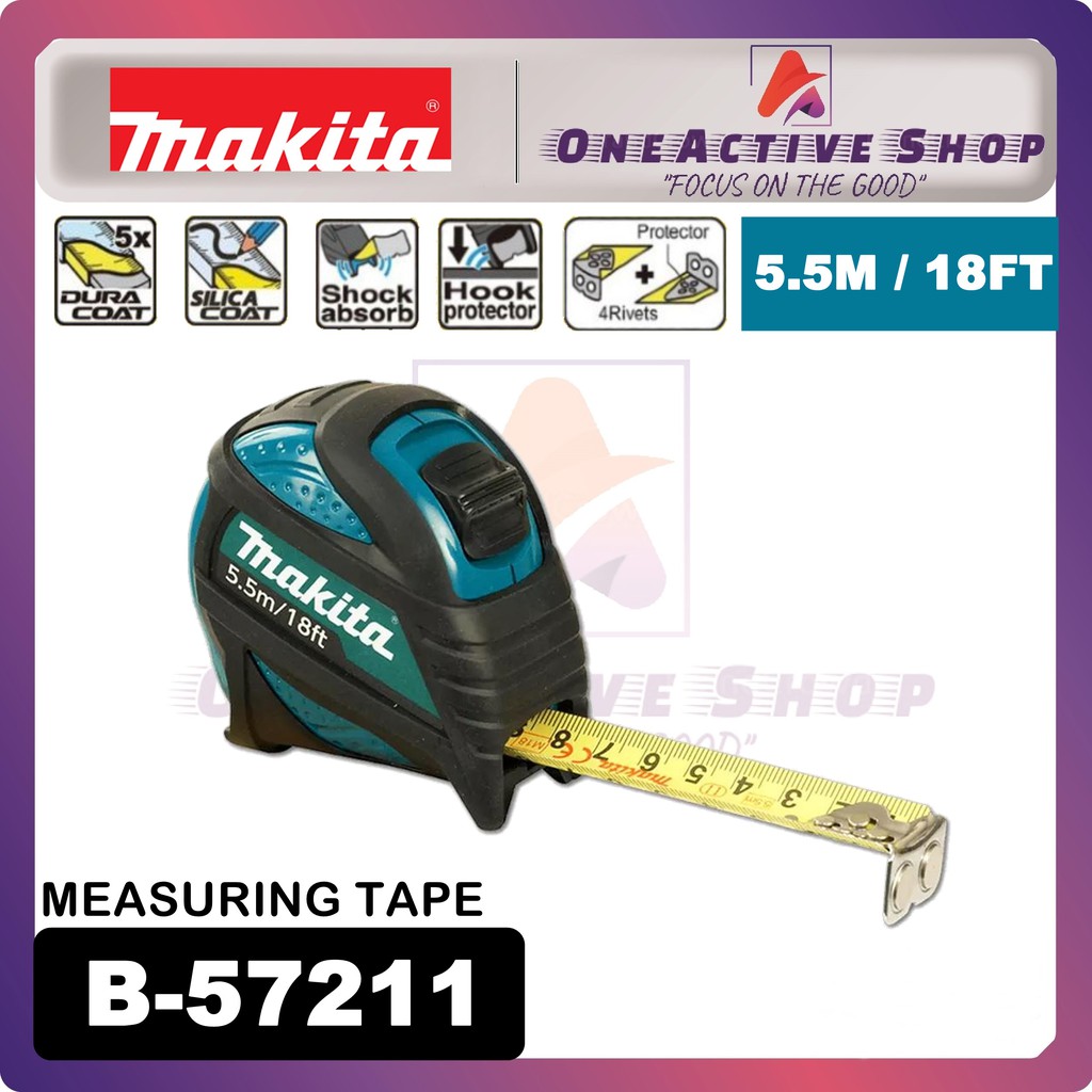 MAKITA Magnectic Tape Measure 7.5M/25' x 25mm (1") B57211 / B57227