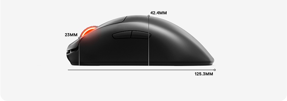 SteelSeries Prime Wireless Pro Series Gaming Mouse TrueMove Air Gaming ...