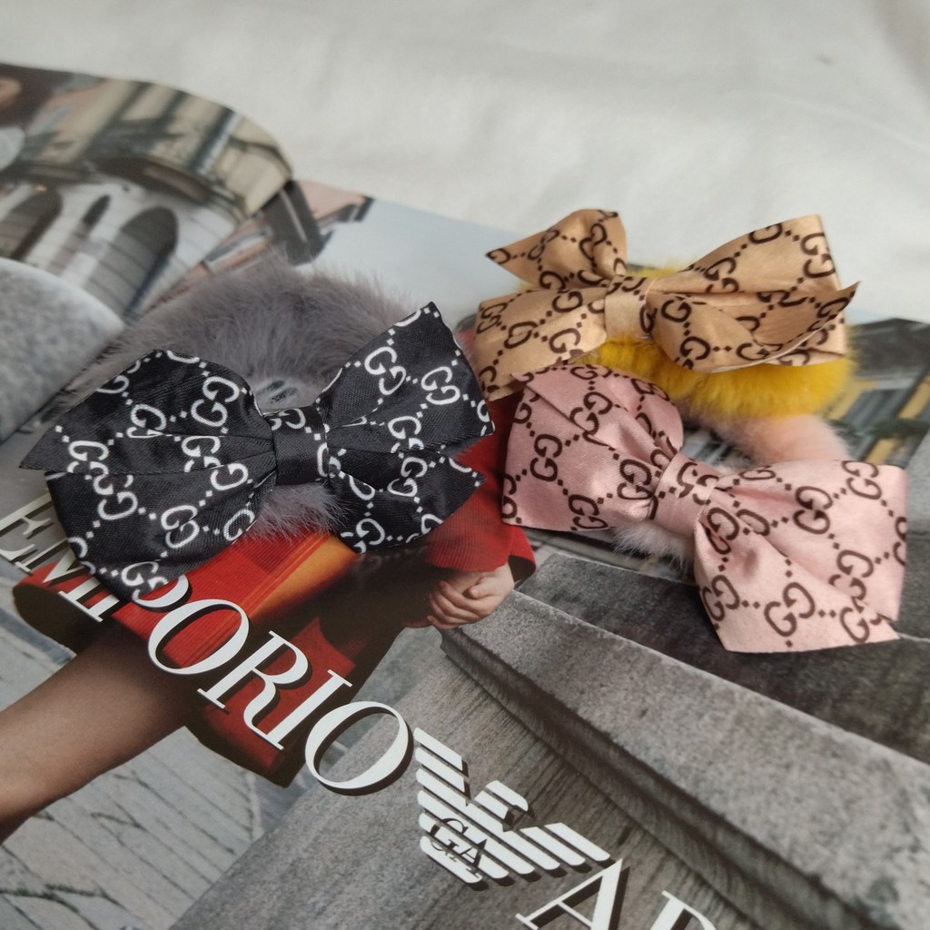 READY STOCK清仓价]KoreanStyle Women Fashion Ribbon CHANEL Hairties