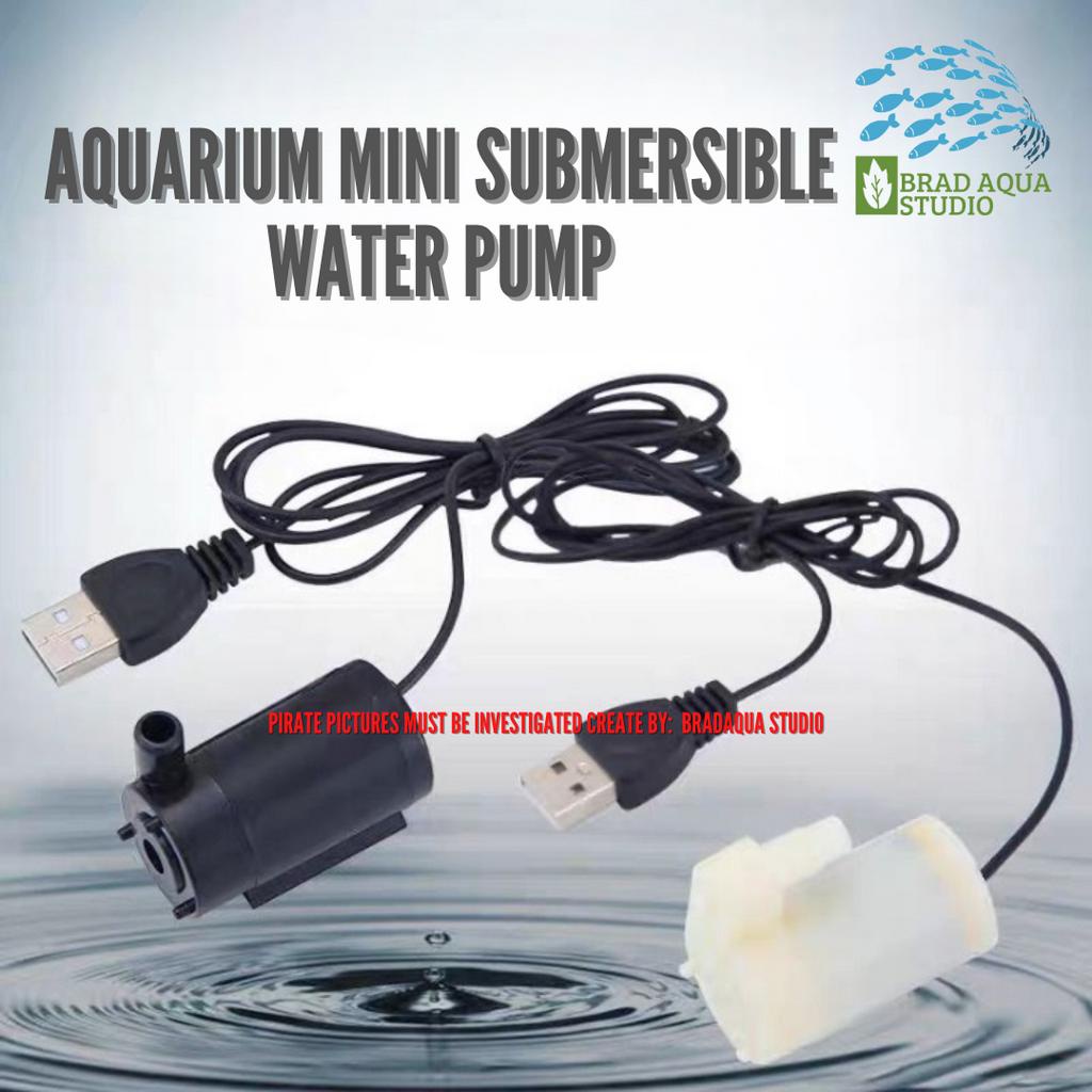USB Small Water Mini Ultra Mute Submersible Pump 1 Oxygen M~ 5V FAST
