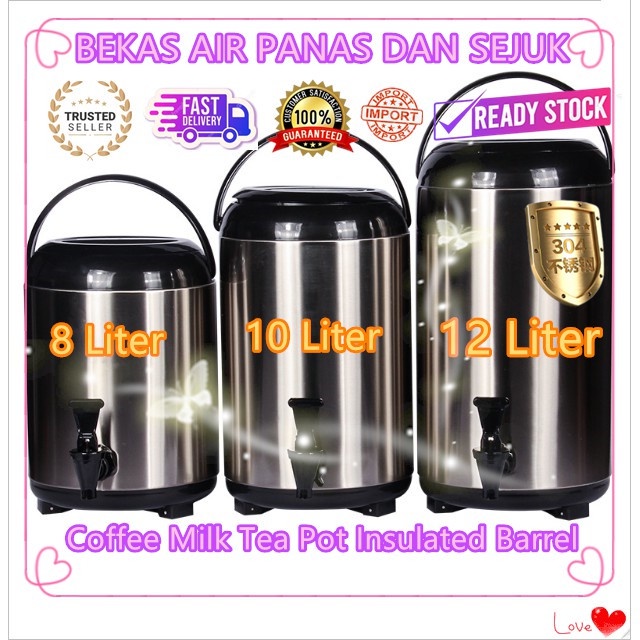 6L/8L/10L/12L Stainless Steel Heat Insulation Drink Dispenser Keep Warm/Cold  Bucket - China Keep Warm Bucket and Milk Tea Bucket price