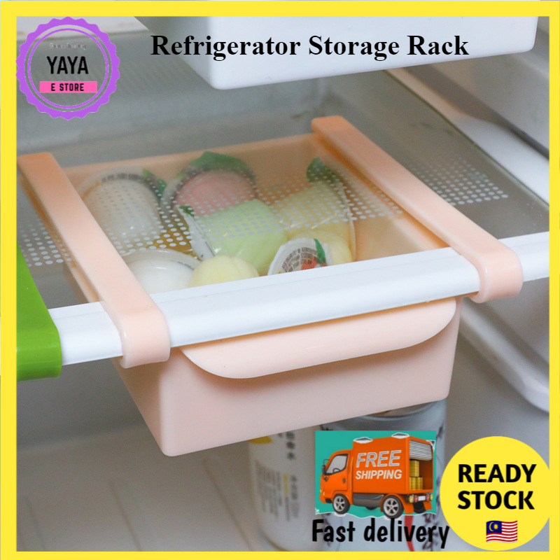 Refrigerator partition layer classification storage rack kitchen fresh ...