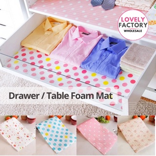 1 Roll Drawer Liner Cuttable Moisture-proof Oil-proof Eva Kitchen Dining Room Closet Cupboard Mat Home Decor for Daily Use, Size: 60 cm, Pink