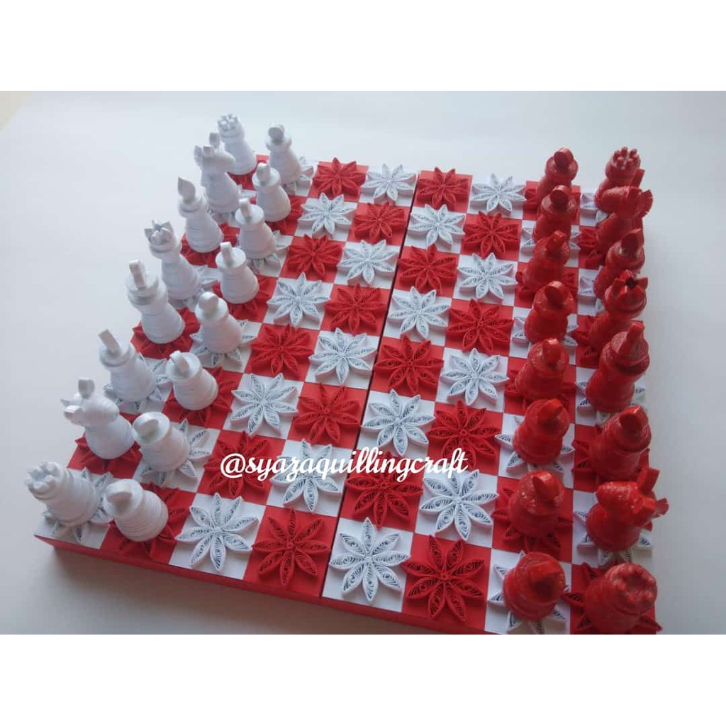 [CLEARANCE SALE] Quilling Chess SetDIY Chess SetMini Quilling Chess